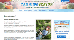 Desktop Screenshot of canningseason.com